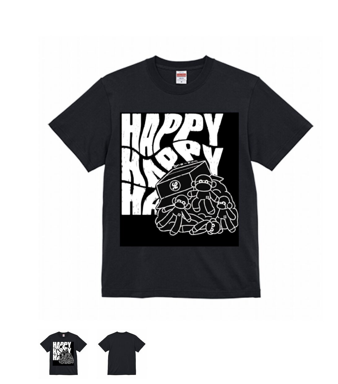 おのくん公式】大人気Happy Tシャツ（NEWデザイン）の受注販売スタート